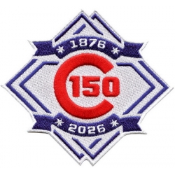 Youth Chicago Cubs 150 Anniversary Patch Biaog