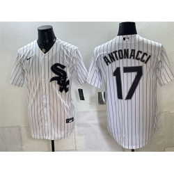 Men Chicago White Sox  17 Sam Antonacci White Home Stitched Baseball Jersey