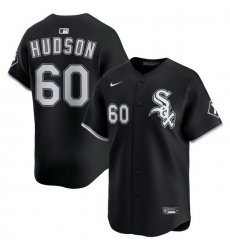 Men Chicago White Sox Nike Black Alternate Limited Jersey Hudson Bryan 60