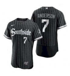 Men's Chicago White Sox Tim Anderson 2021 City Connect Southside Jersey