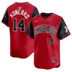 Youth Chicago White Sox 14 Paul Konerko Red Black 2025 City Connect Limited Stitched Baseball Jersey