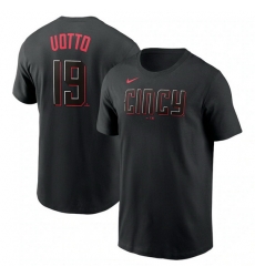 Men Cincinnati Reds 19 Joey Votto 2023 City Connect Name  26 Number T Shirt