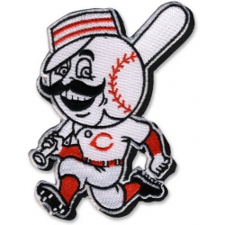 Men Cincinnati Reds Running Man Patch Biaog