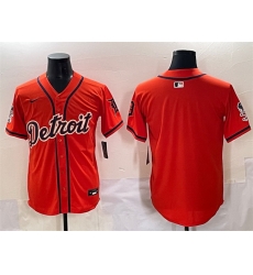 Men Detroit Tigers Blank Orange With Patch Vapor Premier Limited Stitched Baseball Jersey Men Detroit Tigers Blank Orange With Patch Vapor Premier Limited Stitched Baseball Jersey