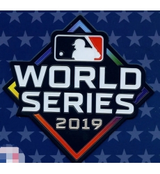 2019 MLB World Series Emboss Tech Jersey Patch Biaog 2019 MLB World Series Emboss Tech Jersey Patch Biaog