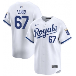 Men Kansas City Royals 67 Seth Lugo White 2024 Home Limited Cool Base Stitched Baseball Jersey