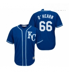 Mens Kansas City Royals 66 Ryan O Hearn Replica Blue Alternate 2 Cool Base Baseball Jersey 