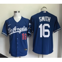 Men Los Angeles Dodgers  16 Will Smith Royal 2026 Stitched Baseball Jersey