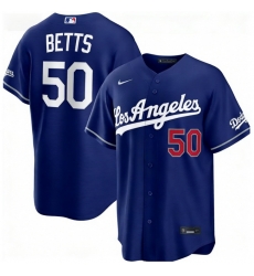 Men Los Angeles Dodgers Mookie Betts 50 Blue 2026 Gold Collection Stadium Stitched Baseball Jersey Men Los Angeles Dodgers Mookie Betts 50 Blue 2026 Gold Collection Stadium Stitched Baseball Jersey