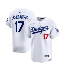Youth Los Angeles Dodgers 17 Shohei Ohtani White Home Limited Stitched Baseball Jersey Youth Los Angeles Dodgers 17 Shohei Ohtani White Home Limited Stitched Baseball Jersey