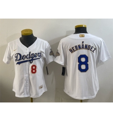 Youth Los Angeles Dodgers 8 Enrique Hern%C3%A1ndez White 2026 Gold Collection Stadium Stitched Baseball Jersey Youth Los Angeles Dodgers 8 Enrique Hern%C3%A1ndez White 2026 Gold Collection Stadium Stitched Baseball Jersey