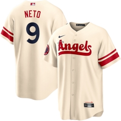 Men Los Angeles Angels 6 NETO ZACH 2024 Cream City Connect Cool Base Stitched Jerseys