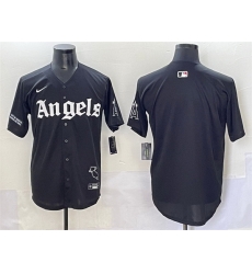 Men Los Angeles Angels Blank Black 27Gothic Halo Edition 27 Vapor Limited Stitched Baseball Jersey Men Los Angeles Angels Blank Black 27Gothic Halo Edition 27 Vapor Limited Stitched Baseball Jersey