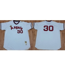 Men Los Angeles Angels Nolan Ryan #30 Mitchell Ness Home White Stitched Jersey Men Los Angeles Angels Nolan Ryan #30 Mitchell Ness Home White Stitched Jersey