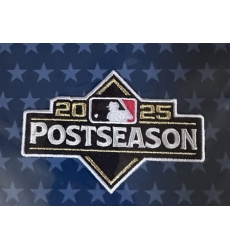 Men New York Mets MLB 2025 Postseason Patch Biaog