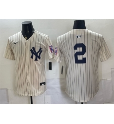 Men New York Yankees 2 Derek Jeter Cream 2026 Field of Dreams Stadium Stitched Baseball Jersey Men New York Yankees 2 Derek Jeter Cream 2026 Field of Dreams Stadium Stitched Baseball Jersey