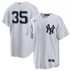 Men New York Yankees 35 Cody Bellinger White 2024 Cool Base Stitched Baseball Jersey