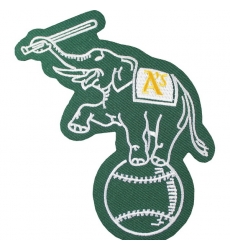 Men Oakland Athletics Elephant On Ball Jersey Sleeve Patch Biaog Men Oakland Athletics Elephant On Ball Jersey Sleeve Patch Biaog