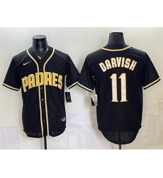 Men San Diego Padres 11 Yu Darvish 2026 Fashion Replica Black Out Stitched Baseball Jersey Men San Diego Padres 11 Yu Darvish 2026 Fashion Replica Black Out Stitched Baseball Jersey