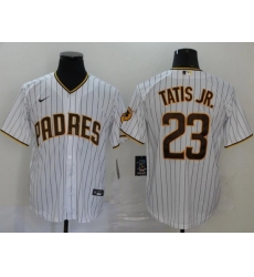 Men San Diego Padres 23 Fernando Tatis Jr White Flex Base Stitched Baseball Jersey