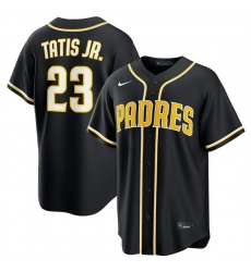 Men San Diego Padres Fernando Tatis Jr 2026 Fashion Replica Black Out Stitched Baseball Jersey Men San Diego Padres Fernando Tatis Jr 2026 Fashion Replica Black Out Stitched Baseball Jersey