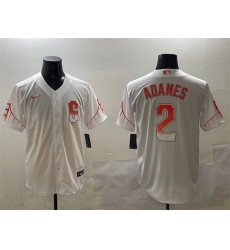 Men San Francisco Giants 2 Willy Adames White City Connect Cool Base Stitched Baseball Jersey