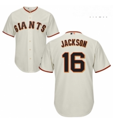 Mens Majestic San Francisco Giants 16 Austin Jackson Replica Cream Home Cool Base MLB Jersey 