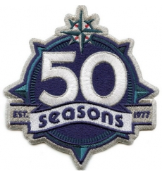 Women Seattle Mariners 50th Anniversary Patch Biaog Women Seattle Mariners 50th Anniversary Patch Biaog