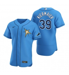 Men Tampa Bay Rays 39 Kevin Kiermaier Men Nike Light Blue Alternate 2020 Flex Base Team MLB Jersey