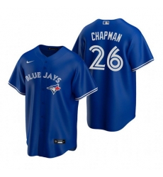 Men Toronto Blue Jays 26 Matt Chapman Royal Cool Base Stitched Jerse