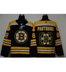 Bruins 88 David Pastrnak Black Adidas Fashion Jersey