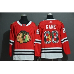 Blackhawks 88 Patrick Kane Red Fashion Adidas Jersey