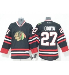 Chicago Blackhawks #27 Johnny Oduya Black Stitched NHL Jersey