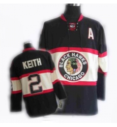 Chicago Blackhawks New Third jerseys #2 Duncan Keith black