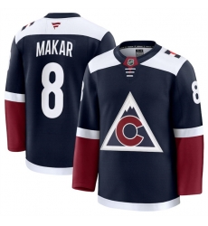 Men Colorado Avalanche 8 Cale Makar Navy 2024 25 Alternate Stitched Jersey