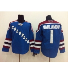 NHL Colorado Avalanche #1 varlamov Blue jerseys