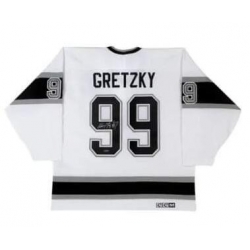 Men Angeles Kings 99 Wayne Gretzky White Road Stitched NHL Jersey