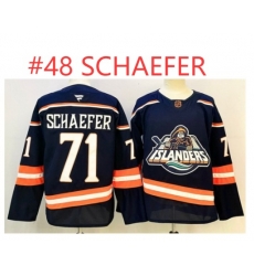 Men New York Islanders 48 Matthew Schaefer Navy 2024 25 Stitched Hockey Jersey