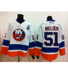 NHL New York Islanders #51 nielsen white jerseys