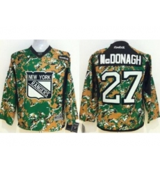 Kids New York Rangers #27 Mcdonagh Camo NHL Jerseys