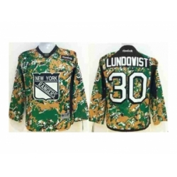 Youth NHL Jerseys New York Rangers #30 Lundovist camo