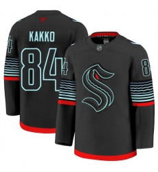 Men Seattle Kraken 84 Kaapo Kakko Black Alternate Stitched Hockey Jersey Men Seattle Kraken 84 Kaapo Kakko Black Alternate Stitched Hockey Jersey