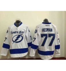 nhl jerseys tampa bay lightning #77 hedman white