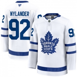 Men Toronto Maple Leafs Alex Nylander 92 Fanatics Away White Premium Stitched Hockey Jersey