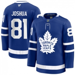 Men Toronto Maple Leafs Dakota Joshua 81 Fanatics Home Blue Premium Stitched Hockey Jersey