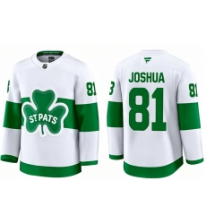 Men Toronto Maple Leafs Dakota Joshua 81 White St Patricks Authentic Jersey