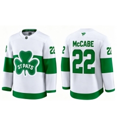 Men Toronto Maple Leafs Jake McCabe 22 White St Patricks Authentic Jersey Men Toronto Maple Leafs Jake McCabe 22 White St Patricks Authentic Jersey