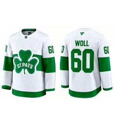 Men Toronto Maple Leafs Joseph Woll 60 White St Patricks Authentic Jersey Men Toronto Maple Leafs Joseph Woll 60 White St Patricks Authentic Jersey