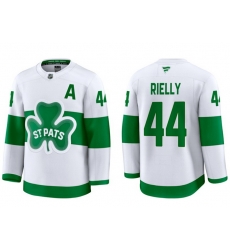 Men Toronto Maple Leafs Morgan Rielly 44 White St Patricks Authentic Jersey