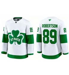 Men Toronto Maple Leafs Nicholas Robertson 89 White St Patricks Authentic Jersey Men Toronto Maple Leafs Nicholas Robertson 89 White St Patricks Authentic Jersey